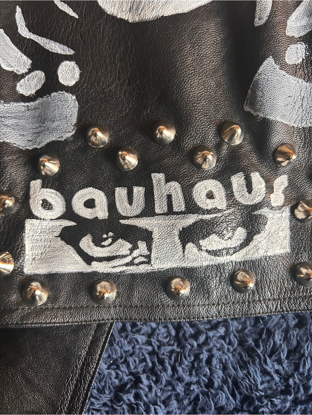 Black Studded Punk Battle Vest Handmade via FEMINDIY - Picture 5 of 5